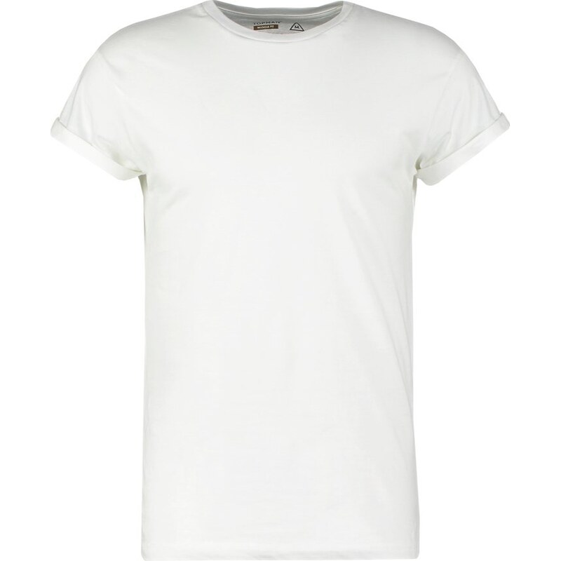 Topman MUSCLE FIT Tshirt basique white