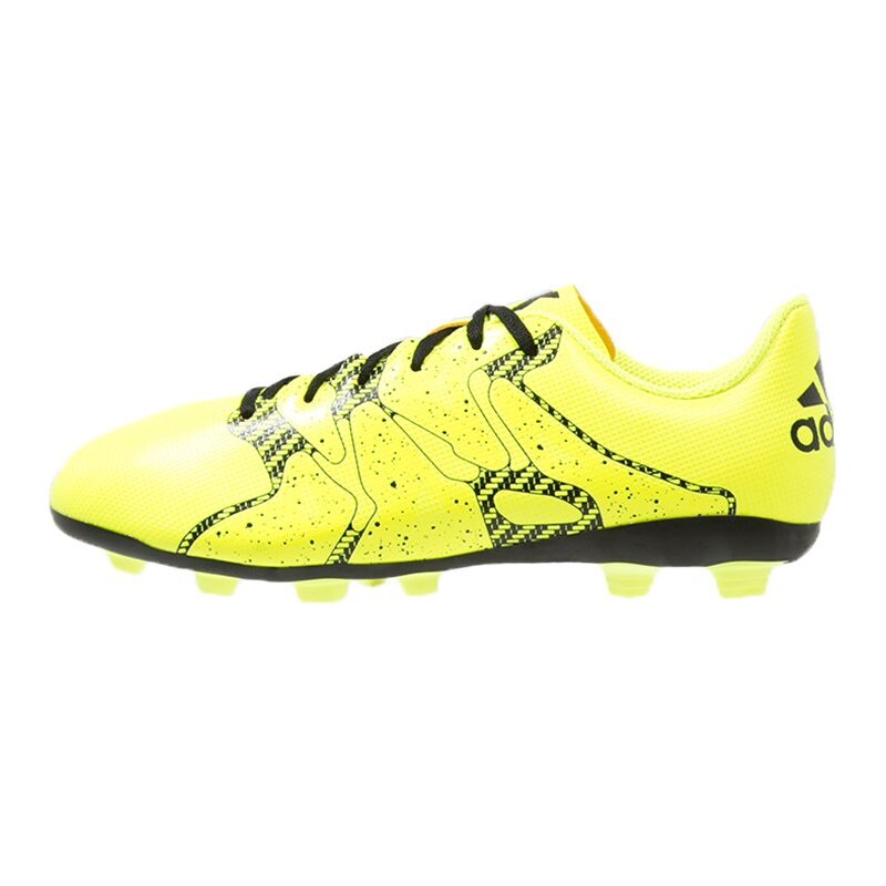 adidas Performance X 15.4 FXG Chaussures de foot à crampons solar yellow/core black