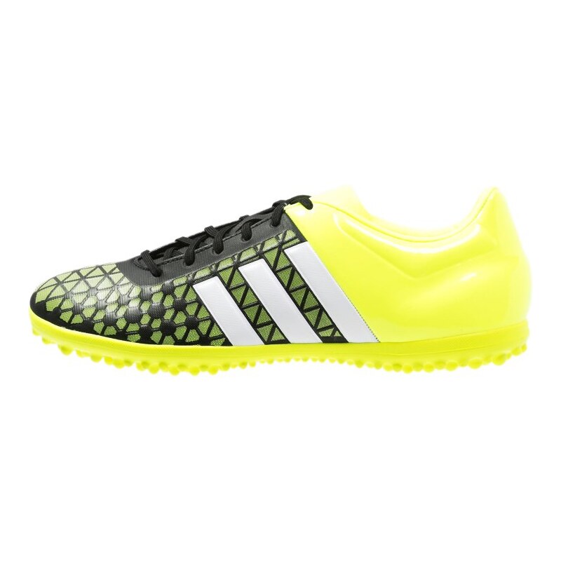adidas Performance ACE 15.3 TF Chaussures de foot multicrampons core black/white/solar yellow