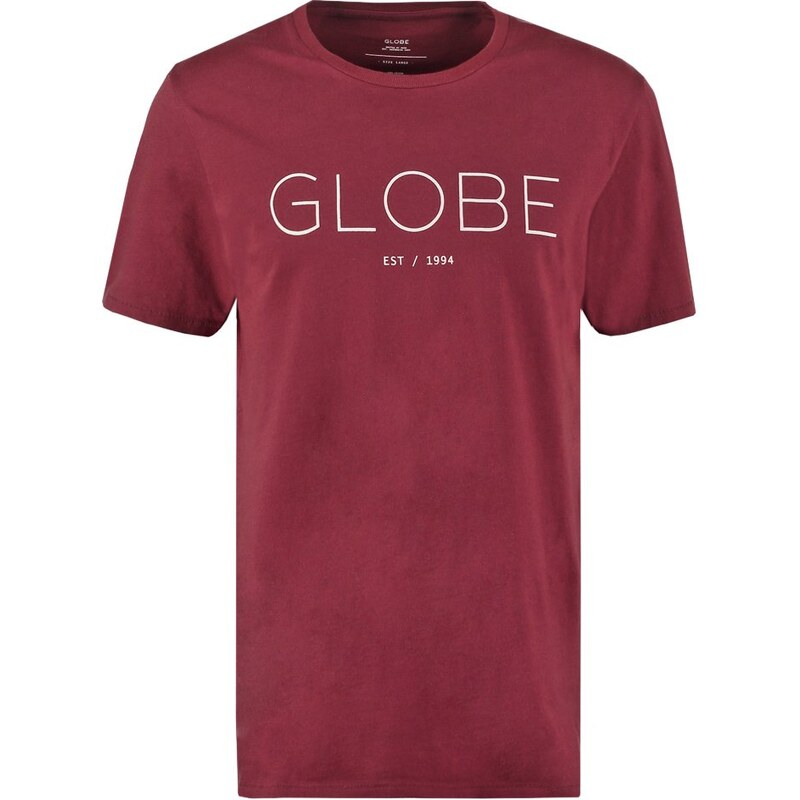 Globe PHASE Tshirt imprimé deep red