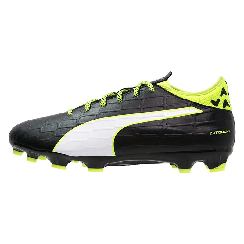 Puma EVOTOUCH 3 AG Chaussures de foot à crampons black/white/safety yellow