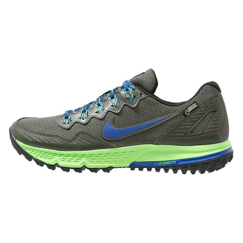 Nike Performance AIR ZOOM WILDHORSE 3 GTX Chaussures de running cargo khaki/game royal/voltage green