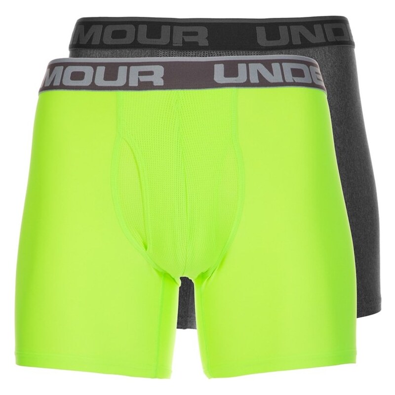 Under Armour 2 PACK Shorty carbon heather/hyper green