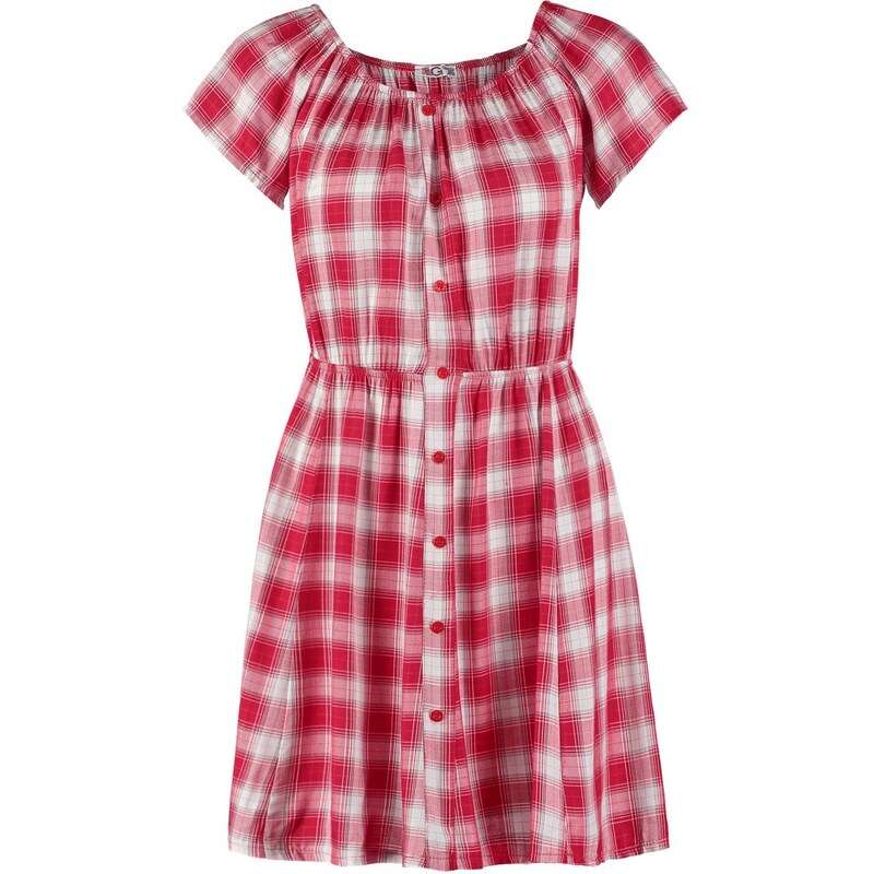 WAL G. Robe chemise red