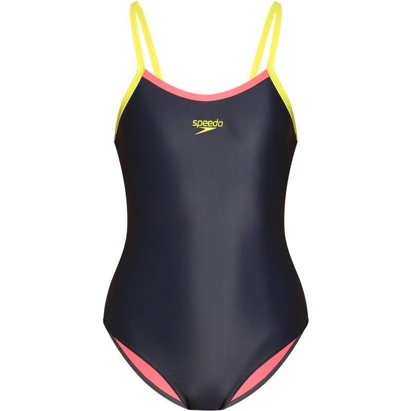 Speedo Maillot de bain oxid grey/lime punch/psycho red