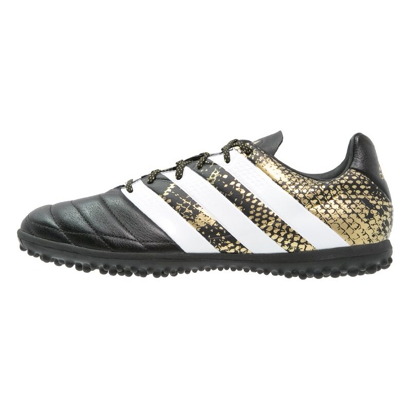 adidas Performance ACE 16.3 TF Chaussures de foot multicrampons core black/white/gold metallic