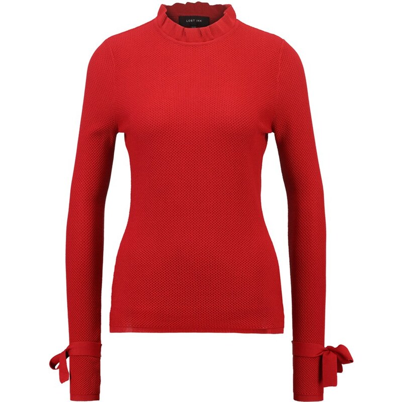 Lost Ink Pullover red