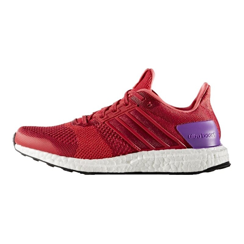 adidas Performance ULTRA BOOST ST Chaussures de running stables ray red/unity pink/shock red