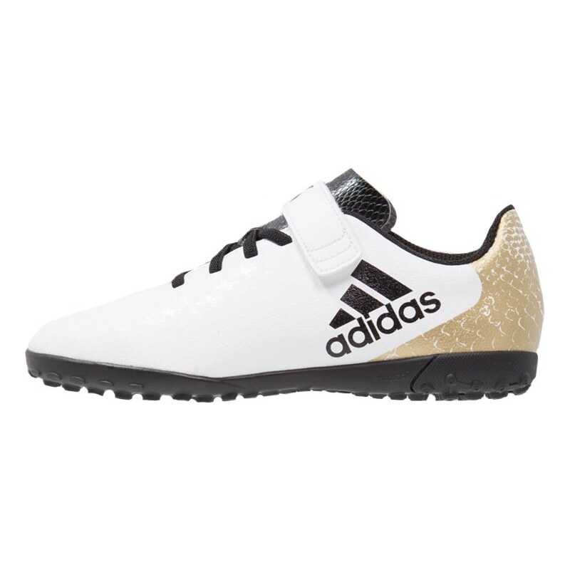 adidas Performance X 16.4 TF H&L Chaussures de foot multicrampons white/core black/gold metallic