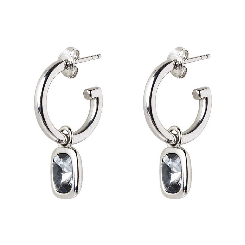 Dyrberg/Kern TIANA Boucles d'oreilles shiny silvercoloured