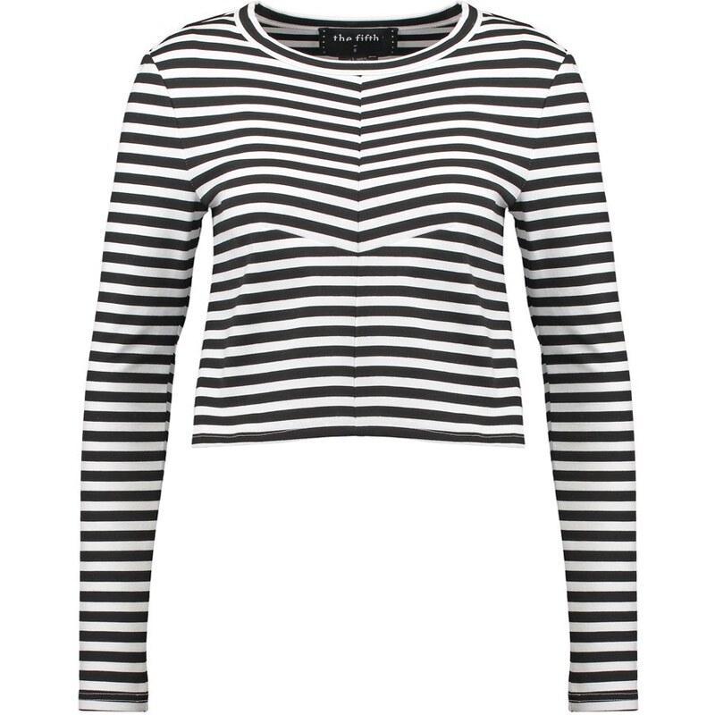 The Fifth Label CONSTELLATION Tshirt à manches longues black /white stripe