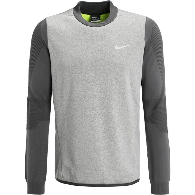 Nike Golf TECH SPHERE Sweatshirt carbon heather/volt