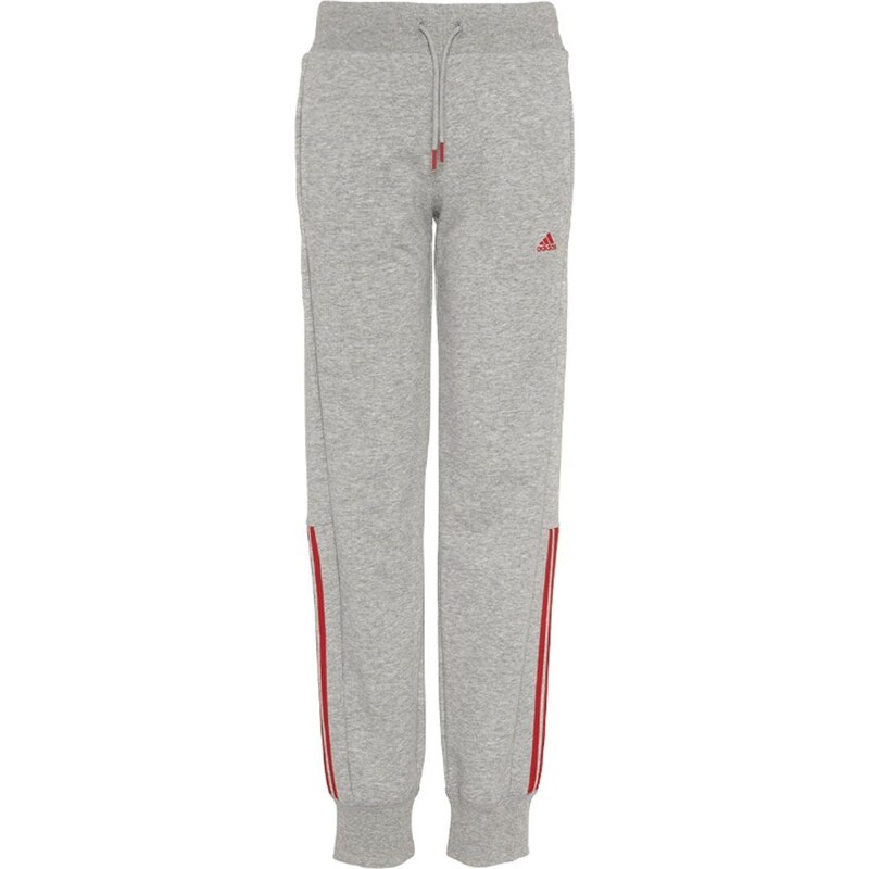 adidas Performance ESSENTIALS Pantalon de survêtement medium grey/heather/ray red