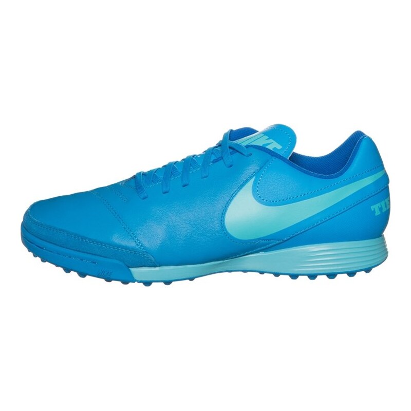 Nike Performance TIEMPO X GENIO II TF Chaussures de foot multicrampons blue glow/polarized blue/soar