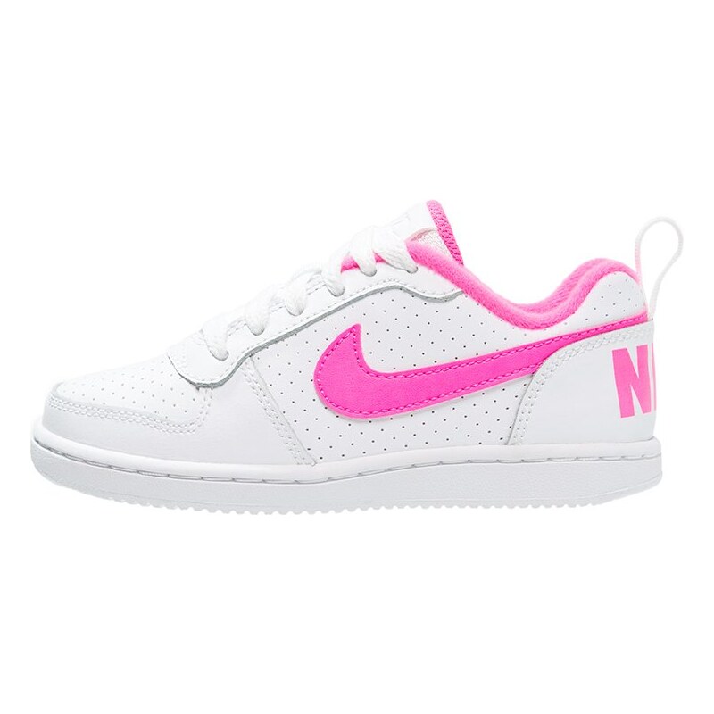 Nike Sportswear COURT BOROUGH Baskets basses white/pink blast