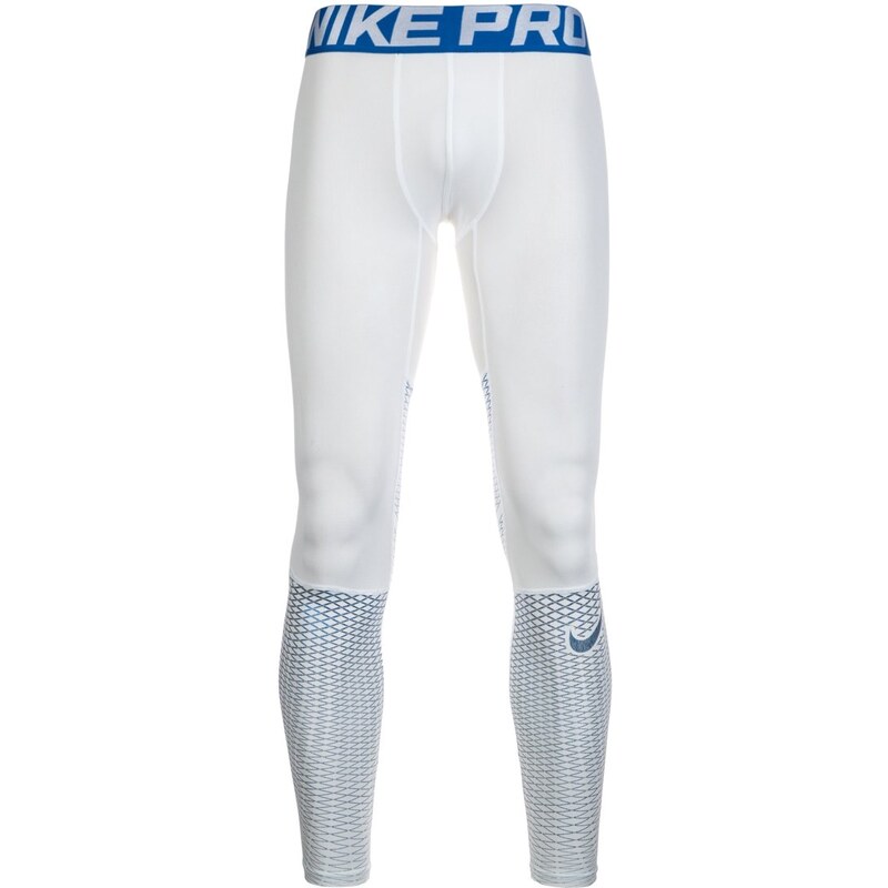 Nike Performance HYPERCOOL MAX Caleçon long white/metallic blue