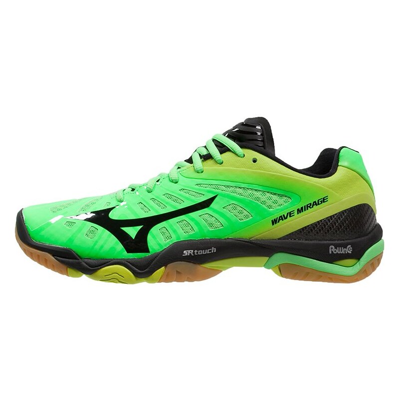 Mizuno WAVE MIRAGE Chaussures de handball neon green/black/lime punch