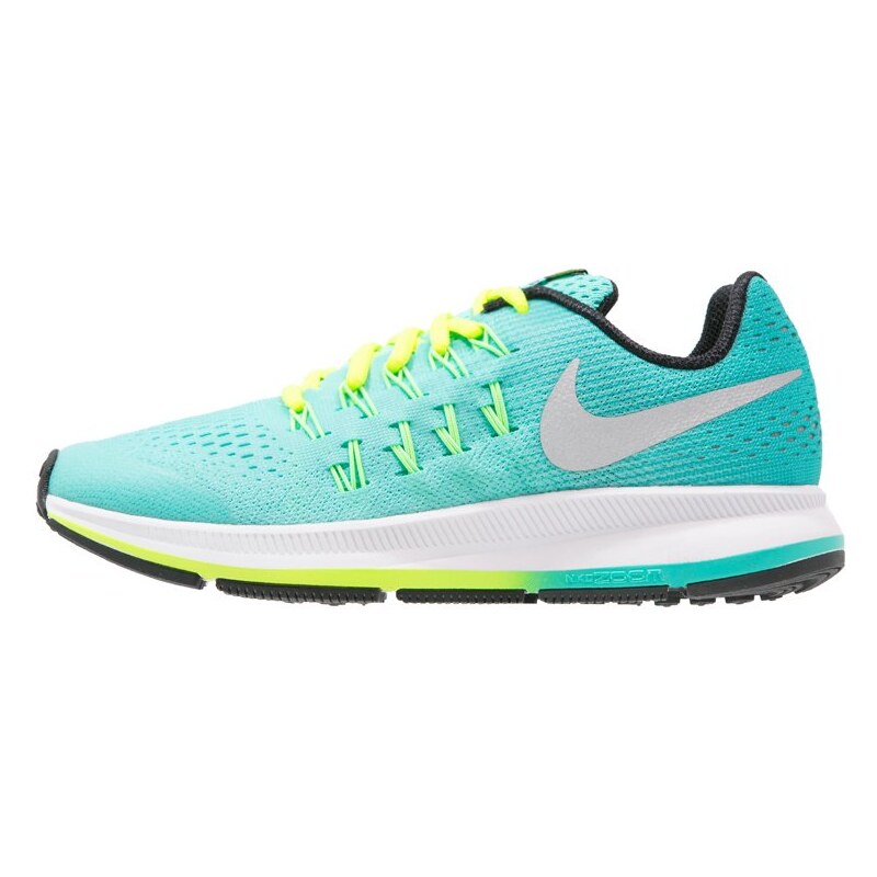 Nike Performance ZOOM PEGASUS 33 Chaussures de running neutres hyper turquoise/metallic silver/clear jade/volt/white