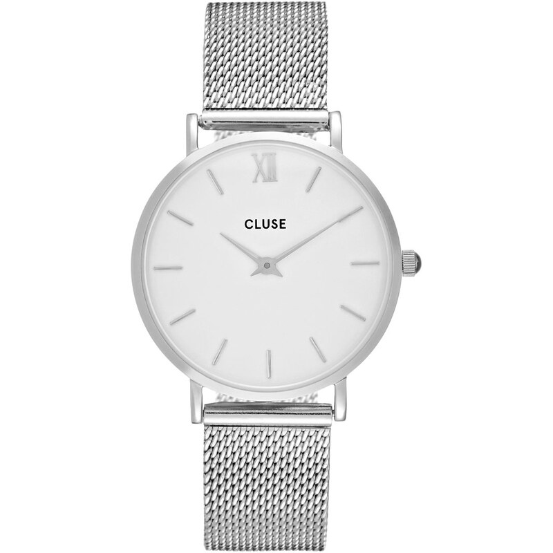 Cluse MINUIT Montre silvercoloured/white