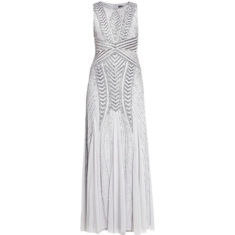 Adrianna Papell Robe de cocktail bridal silver