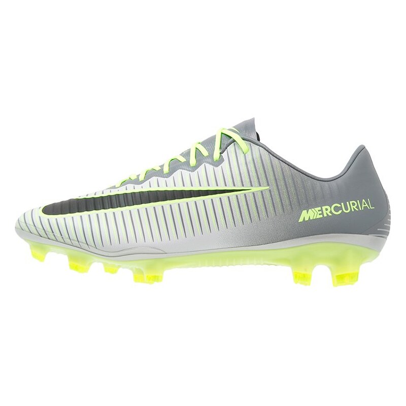 Nike Performance MERCURIAL VAPOR XI FG Chaussures de foot à crampons gris/vert clair