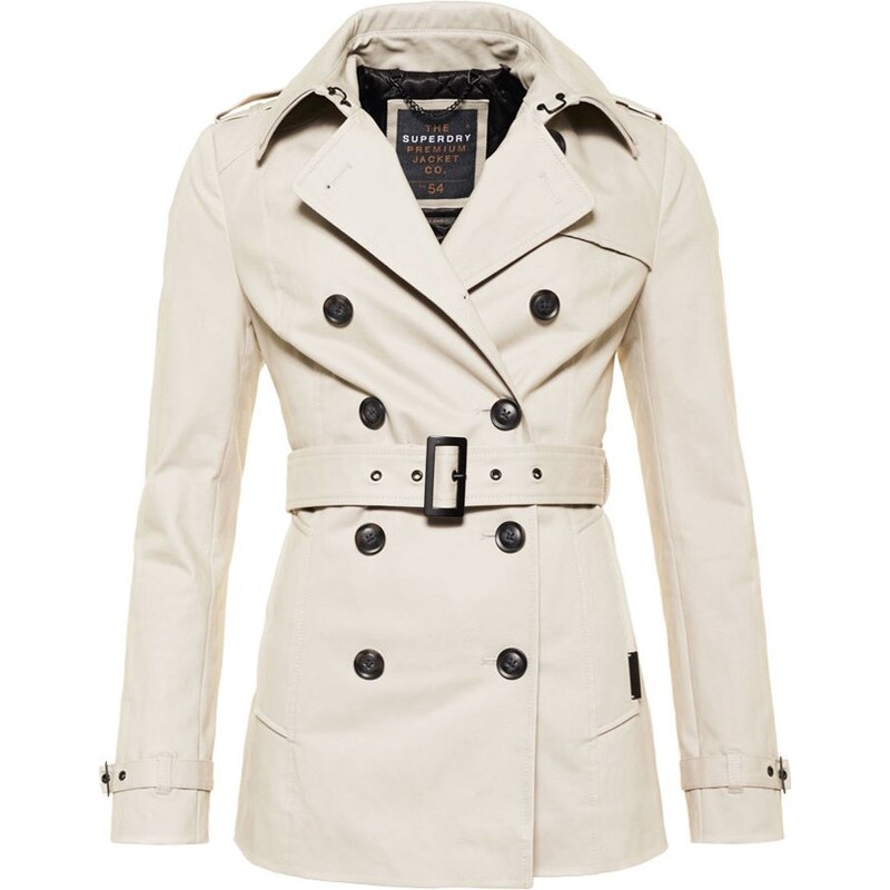Superdry WINTER BELLE Trench stone