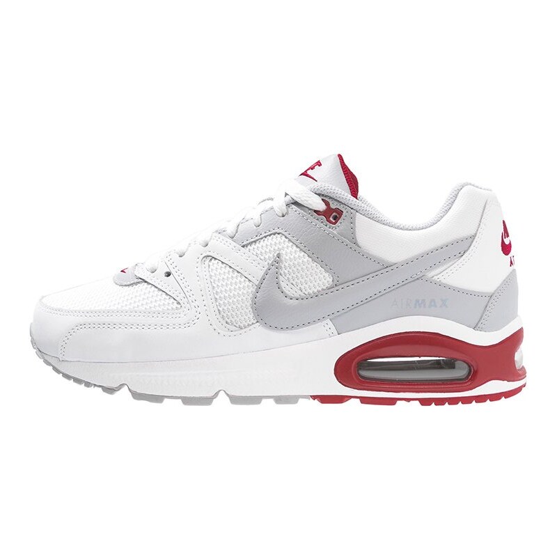 Nike Sportswear AIR MAX COMMAND Baskets basses white/wolf grey/gym red