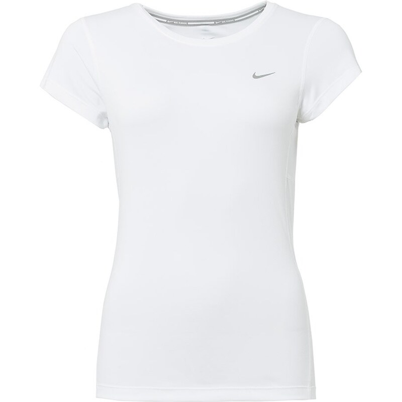 Nike Performance MILER Tshirt de sport blanc/argenté