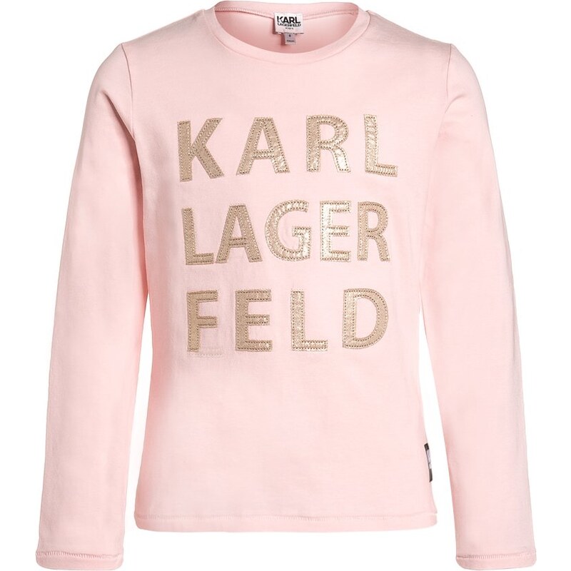 KARL LAGERFELD Tshirt à manches longues bois de rose