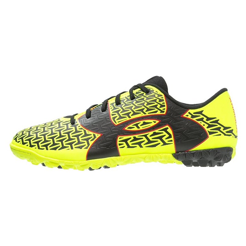 Under Armour CF FORCE 2.0 TR Chaussures de foot multicrampons highvis yellow/rocket red/black