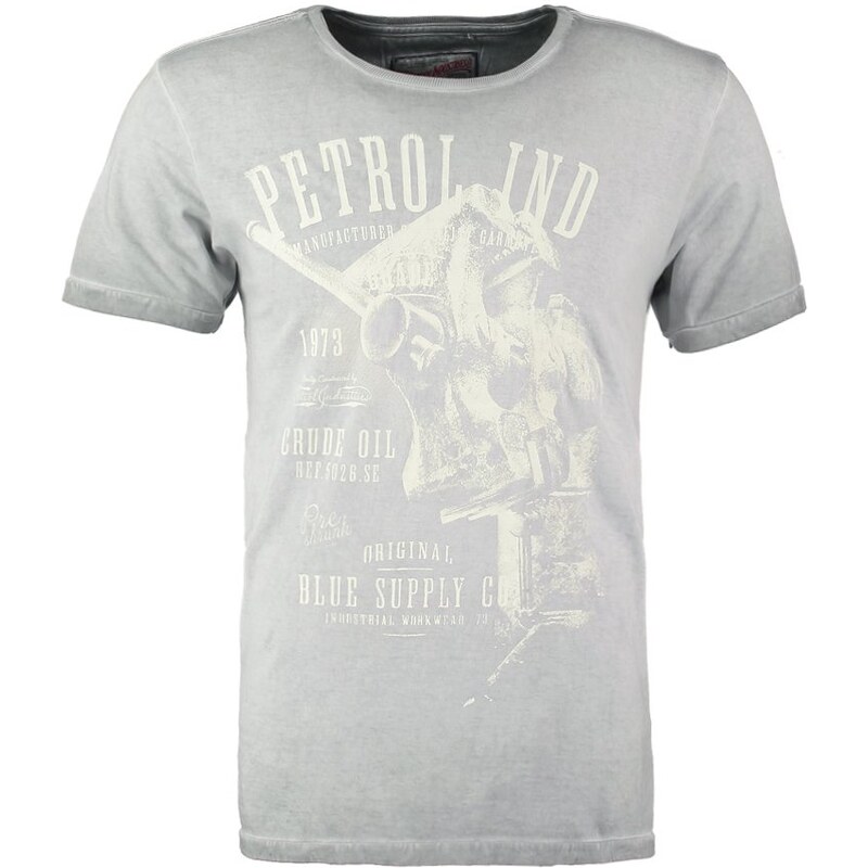 Petrol Industries Tshirt imprimé bright steel