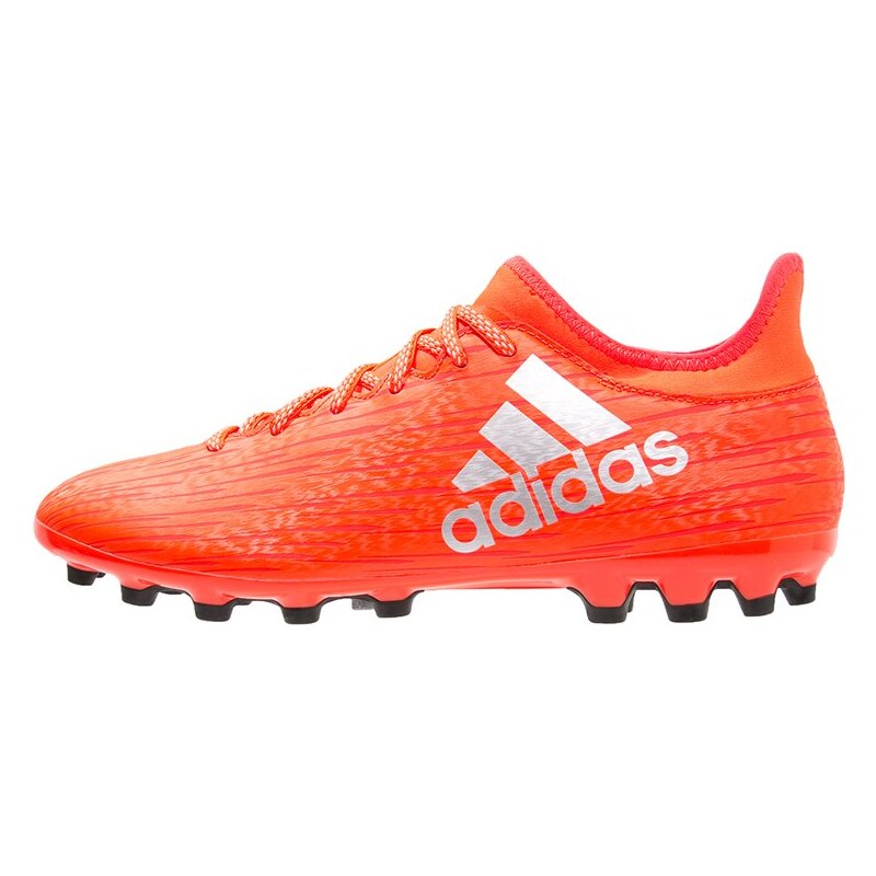 adidas Performance X 16.3 AG Chaussures de foot à crampons solar red/silver metallic/hires red