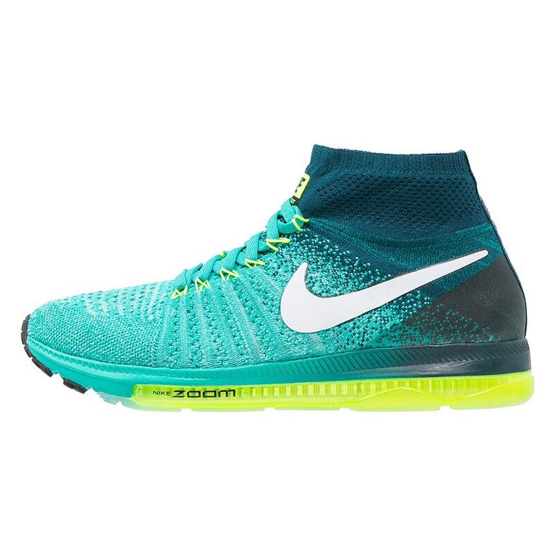 Nike Performance ZOOM ALL OUT FLYKNIT Chaussures de running neutres clear jade/white/midnight turquoise