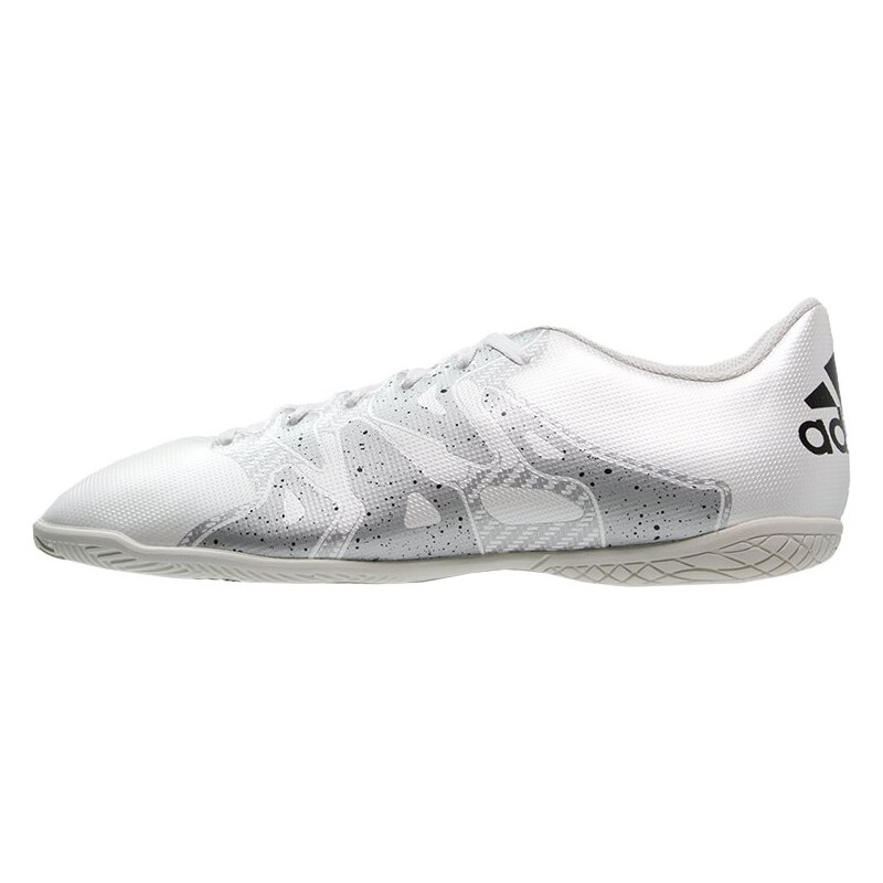adidas Performance X 15.4 IN Chaussures de foot en salle white/core black/silver metallic
