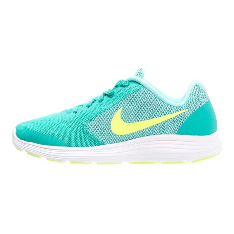 Nike Performance REVOLUTION 3 Chaussures de running neutres clear jade/volt/hyper turquoise/white