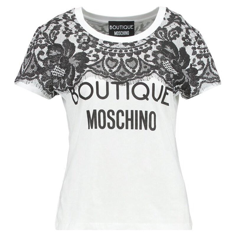 Boutique Moschino Tshirt imprimé WHITE