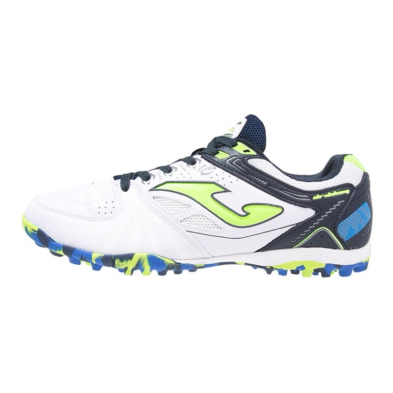Joma DRIBLING TURF Chaussures de foot multicrampons white/green