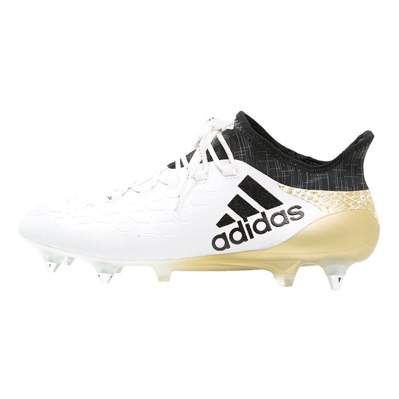 adidas Performance X 16.1 SG Chaussures de foot à lamelles white/core black/gold metallic