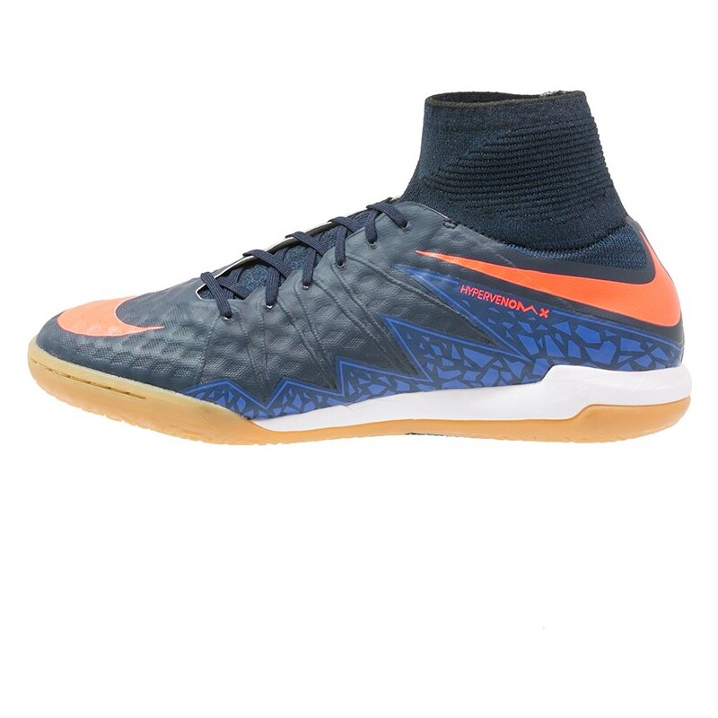Nike Performance HYPERVENOMX PROXIMO IC Chaussures de foot en salle obsidian/total crimson/coastal blue/game royal/light brown
