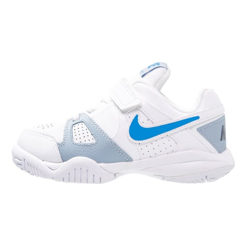 Nike Performance CITY COURT 7 Chaussures de tennis toutes surfaces white/photo blue/blue grey