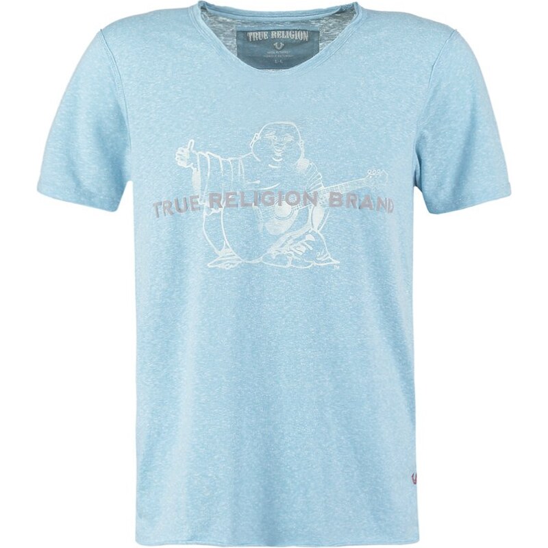 True Religion Tshirt imprimé dusty blue