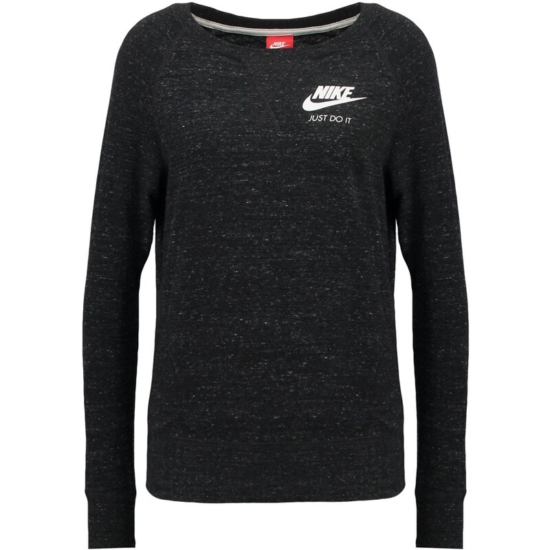 Nike Sportswear GYM VINTAGE Sweatshirt noir / blanc