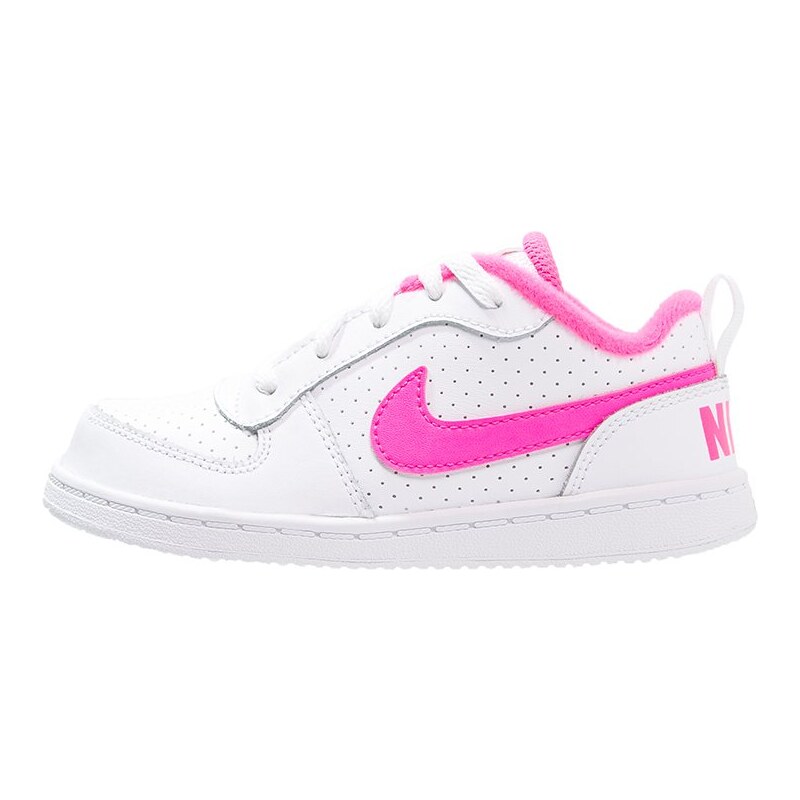 Nike Sportswear COURT BOROUGH Baskets basses white/pink blast