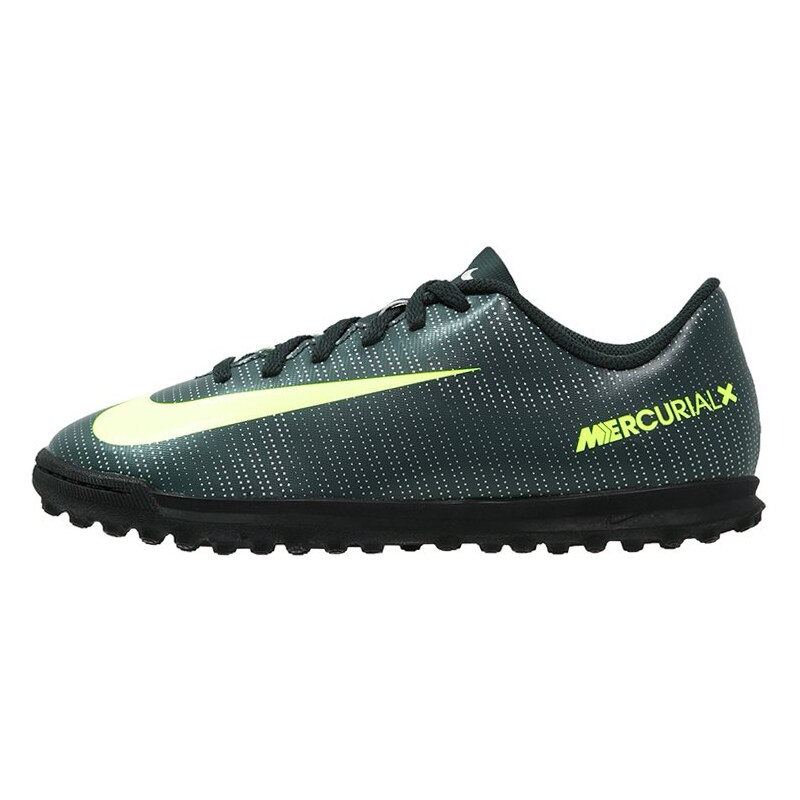 Nike Performance MERCURIAL VORTEX III CR7 TF Chaussures de foot multicrampons seaweed/volt/hasta/white/metallic silver