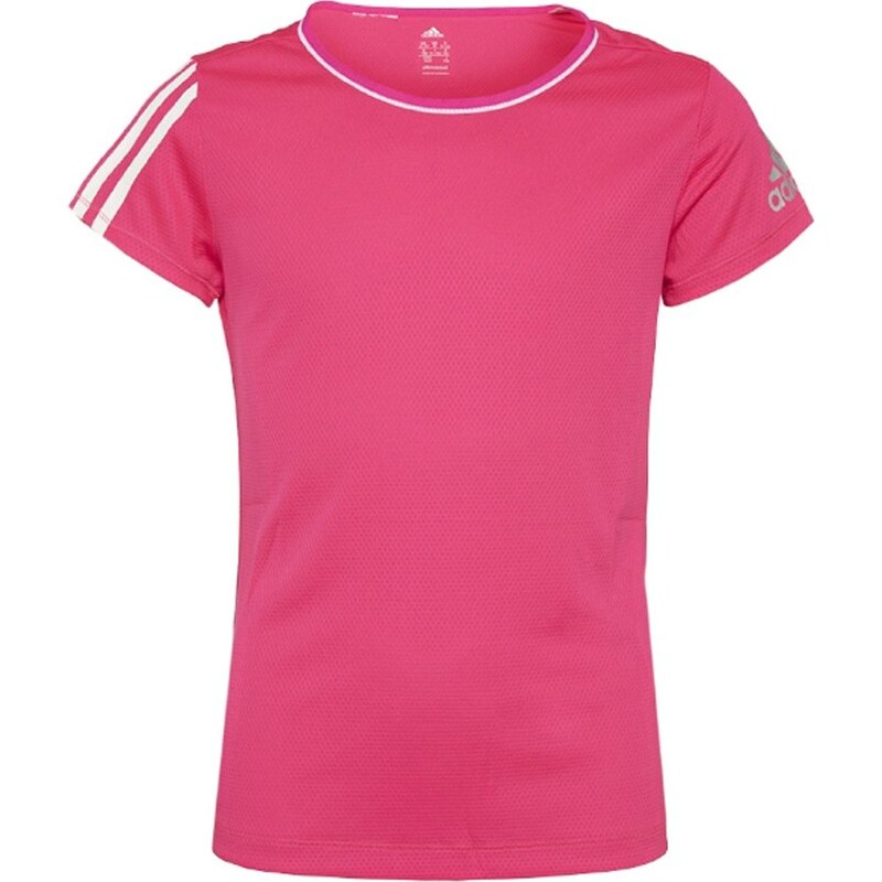 adidas Performance Tshirt de sport shock pink/white