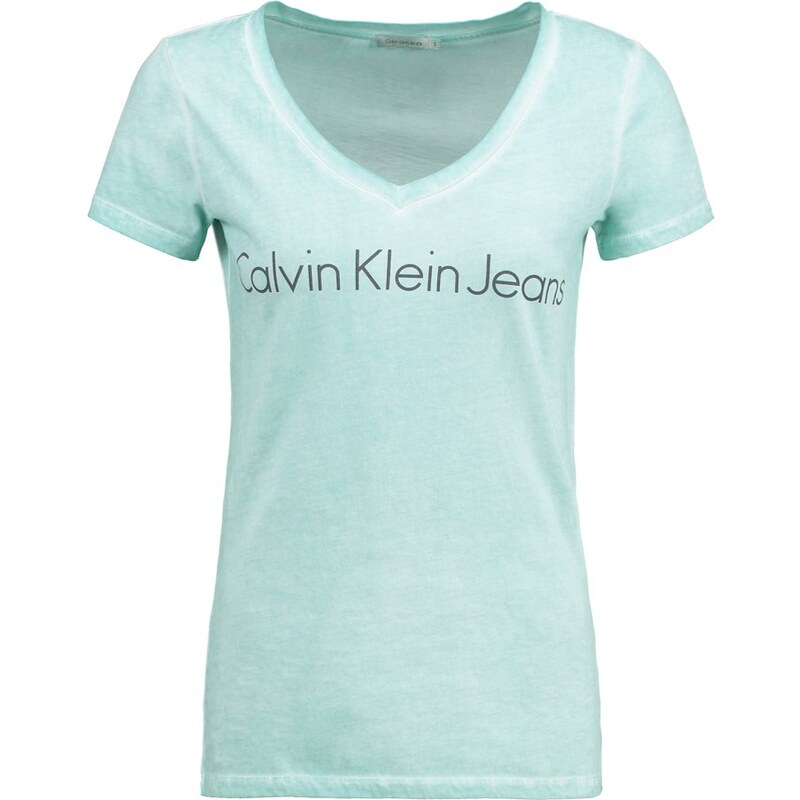 Calvin Klein Jeans TESS SLIM FIT Tshirt imprimé blue