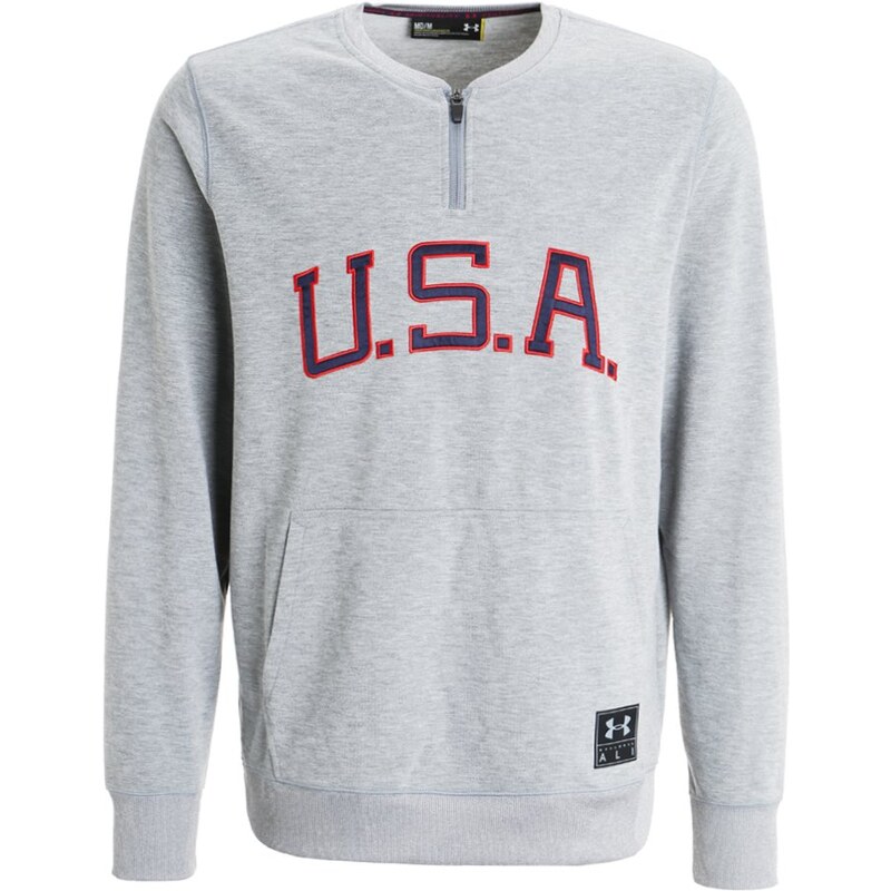Under Armour USA Sweatshirt grey/red
