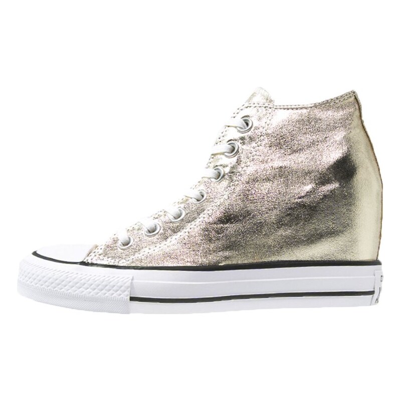 Converse CHUCK TAYLOR ALL STAR MID LUX METALLIC Baskets montantes light gold/white/black
