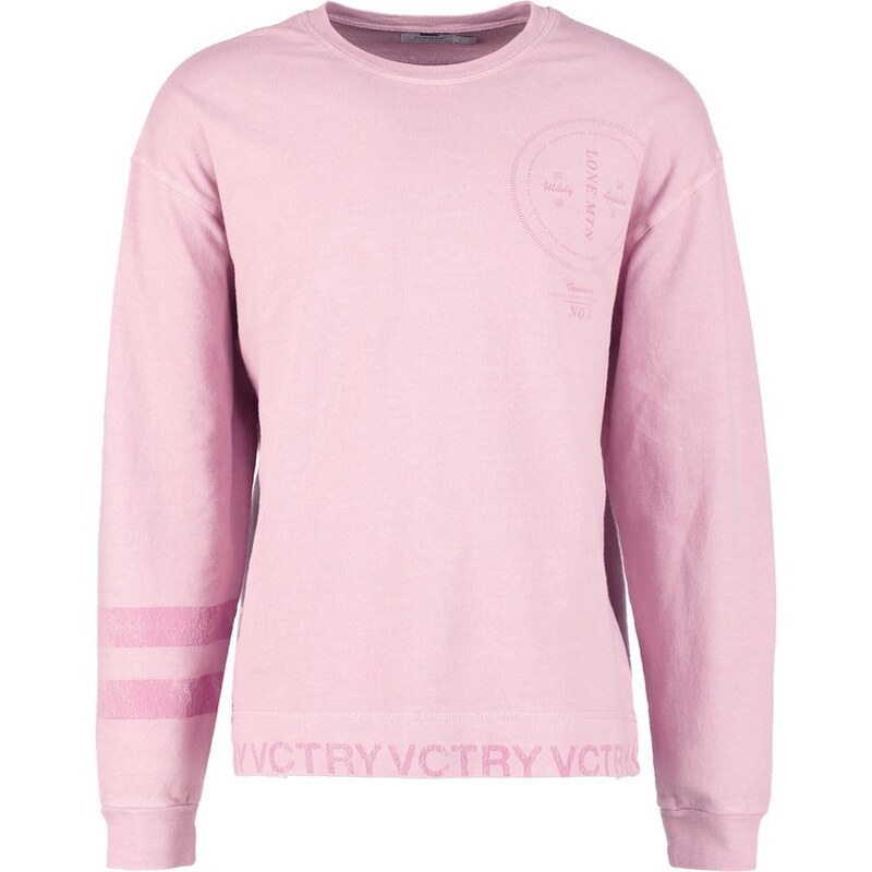 Topman VICTRY CLASSIC FIT Sweatshirt pink