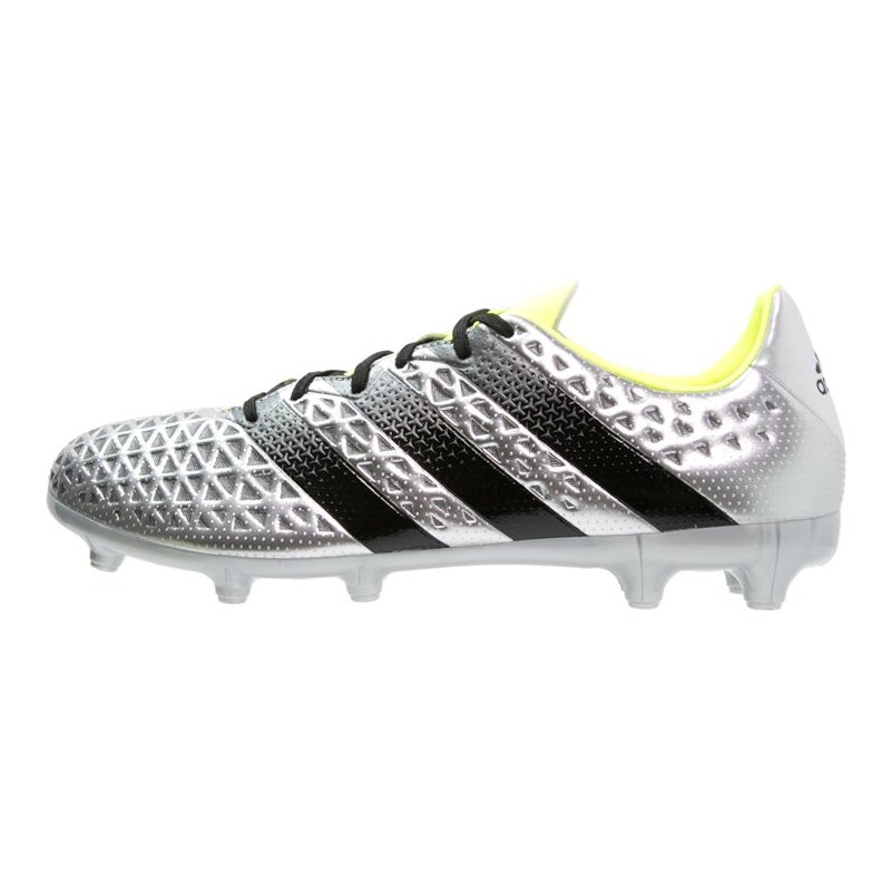 adidas Performance ACE 16.3 FG Chaussures de foot à crampons silver metallic/core black/solar yellow